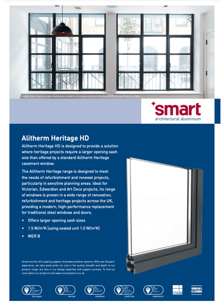smart alitherm heritage datasheet