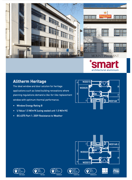 smart alitherm heritage datasheet