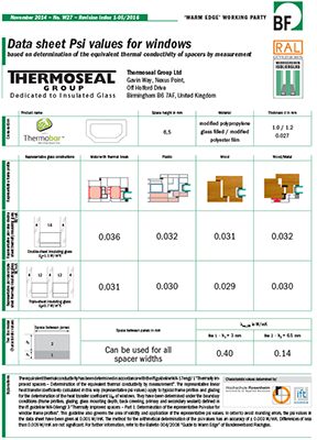 thermoseal data sheet