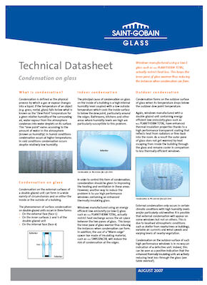condensation technical datasheet